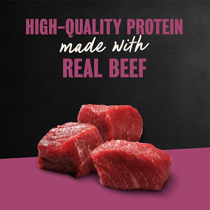 Cesar Adult Wet Dog Food Steak Lovers Variety Pack with Real Meat, 3.5 oz. Easy Peel Trays, 24 Count (Pack of 1)
