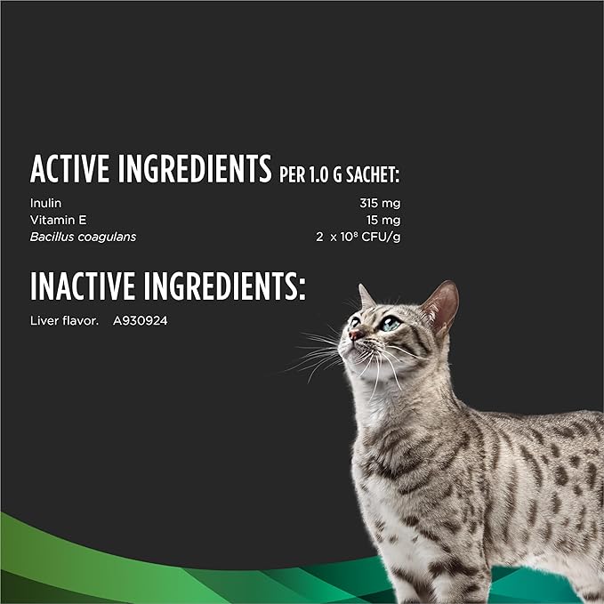 Purina Pro Plan Veterinary Cat Supplements Multi Care Feline Supplement – Digestive Probiotics for Cats – Immune Support Cat Supplement - 30 ct. Box (Pack of 2)