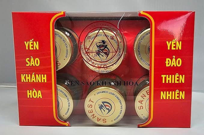 Sanest Khanh Hoa Bird's Nest Drink - 6 bottles x 2.4 fl oz (6 x 70 ml)
