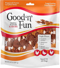 Good ‘n’ Fun Triple Flavor Kabobs Chews for All Dogs, 24 Ounces, Treat Your Dog, Made from Beef Hide, Real Chicken, Pork Hide, Duck and Chicken Liver