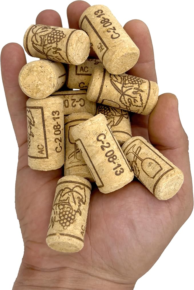 2090 Pk12 Cork Chews - Classic Bird Foot Toys, Made from Natural Cork, Fun for Birds to chew and Break, Versatile in use, Lightweight, Great for Budgies Parrotlets Cockatiels Caiques and More