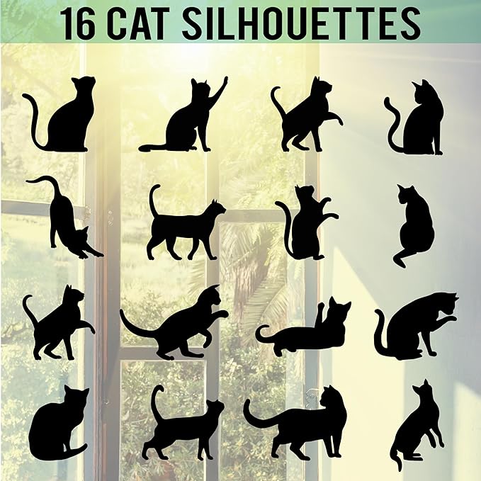 GIFTBYGIFTY Cat Memorial Suncatcher Ornaments, Personalized with Name and Breed, Loss of Pet Sympathy Gift for Cat Lovers, 3.5in Stained Glass Look Acrylic Ornament