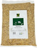 PACIFIC Organic Petfood Organic Feed Oat Groats - Oat Groats for Birds | Rich with Fiber & Minerals | USDA and CCOF Certified | Packed in USA (5 Pound (Pack of 1))