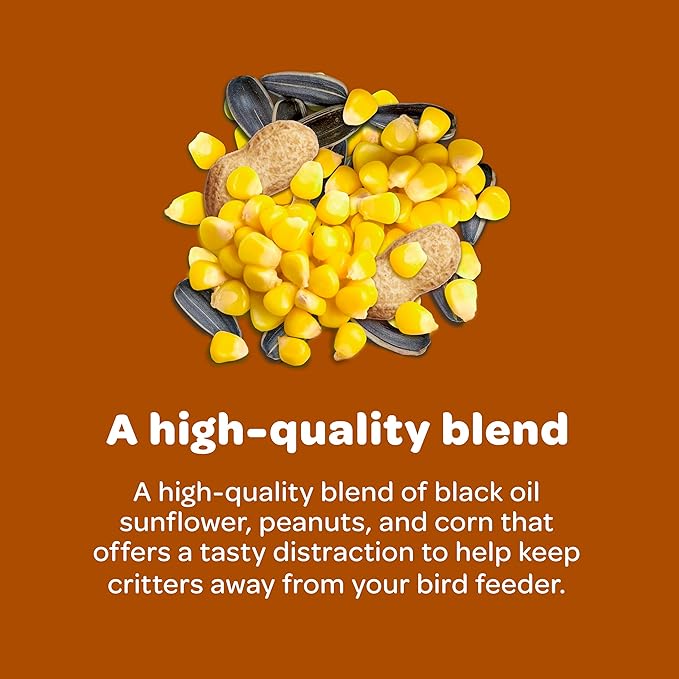 Kaytee Corn-a-Plenty Seed Cake, Food for Wild Squirrels, Chipmunks, Rabbits & Other Backyard Wildlife, 2.5 Pounds, 4 Count