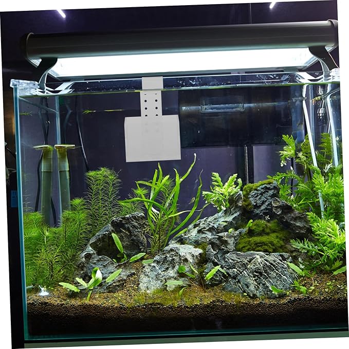 Aquatic Plant Holder Suction Cup Hanging Fish Tank Planter for Live Plants Acrylic Aquarium Planting Cup for Aquascaping and Fish Breeding