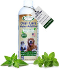 Oral Care Water Additive for Cats & Dogs – Gentle Dental Support – Reduces Breath Odors, Promotes Gum Health – No Brushing – Convenient for Daily Use, Fresh Mint Flavor, 16 FL oz