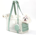 Pet Breathable Mesh Tote Bag, Pet Hands-Free Shoulder Bag,Dog and Cat Lightweight and Comfortable Pet Shoulder Bag, Pet Carrier Purse for Small Dog Cat（Can Hold 10 Pounds）