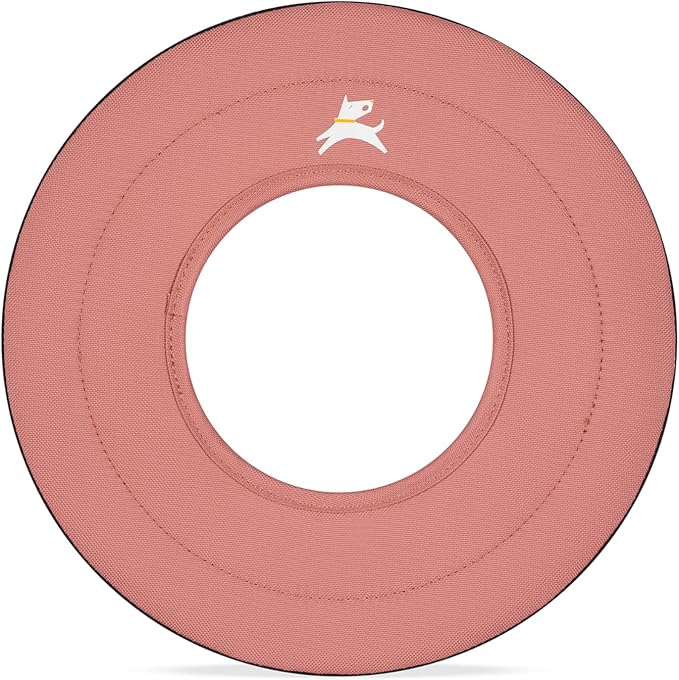 OllyDog Mini Super Flyer Dog Frisbee Toy, 9" – Durable, Lightweight & Water-Resistant Flying Disc – Soft on Teeth & Gums – Floats on Water – Outdoor Fetch Toy for Medium & Large Dogs (Desert)