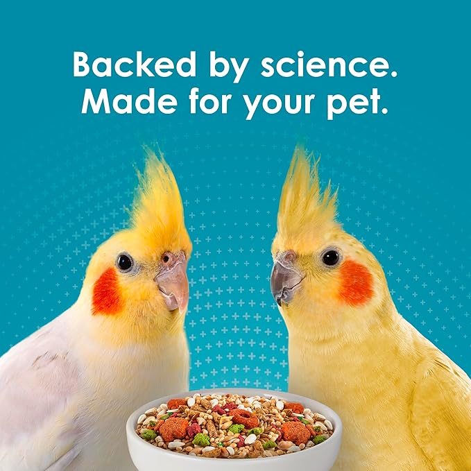 Kaytee Forti-Diet Pro Health+Safflower Nourish+Protect Cockatiel Food, Supports Breeding and Molting, Nutrition Backed by Science, Digestive and Brain Health, 4 pounds