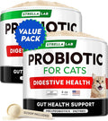StrellaLab Cat Probiotic Powder - Probiotics for Cats with Diarrhea - Easy to Mix Powder - Cat Probiotics for Indoor Cats, Health Supplies Food Supplement, Digestive Support (8 oz/Pack of 2)