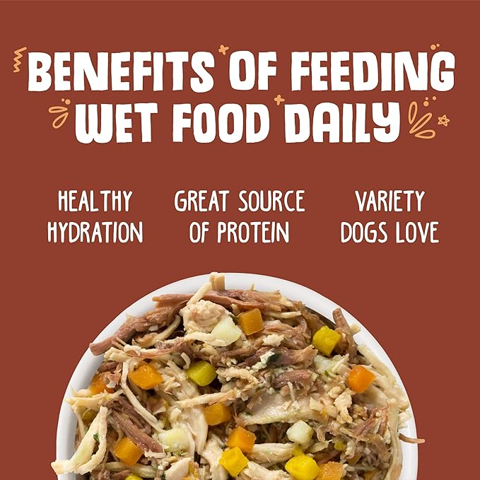 Weruva Classic Dog Food, Wok The Dog with Chicken Breast, Beef & Pumpkin in Gravy, 14oz Can (Pack of 12), Brown