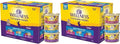 Wellness Complete Health Pate Adult Wet Cat Food,Natural,Protein-Rich,Grain-Free,3 Ounce,(Seafood Favorites Variety Pack),(Pack of 48)