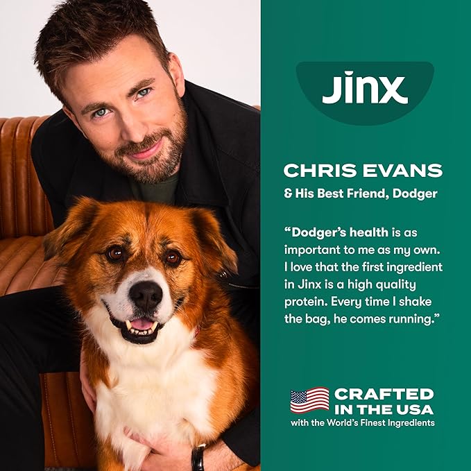 Jinx Premium Dry Dog Food, for All Life-Stages - Real Salmon, Brown Rice & Sweet Potato Kibble with Superfoods for Immune Support & Probiotics for Digestive Support - No Fillers – 4lb