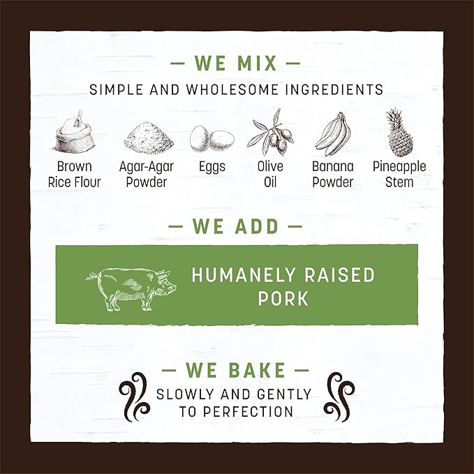 Earth Animal No Hide Chews - Long Lasting Rawhide Free Medium Dog Chews Rolls, Pork - 3 Count Value Pack