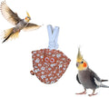 Bird Diapers Chicken Diaper Duck Diaperalls for Hens, Roosters, Ducks, Ducklings, Birds, Pigeons, Cockatiel, Dove - Reusable, Adjustable by Uni Infinity (Pink Floral, Bird Small, 1, Count)