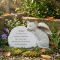 Personalized Cat Memorial Stone: A Timeless Tribute to a Beloved Feline Friend, Cat Commemorative Gifts Can be Engraved with Any Text.