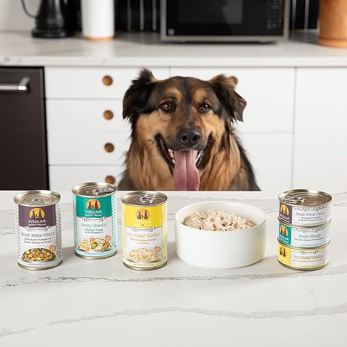 Weruva Classic Dog Food, Variety Pack, Baron's Batch, Wet Dog Food, 14oz Cans (Pack of 12), Multi