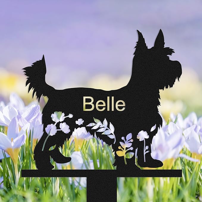 Personalized Dog Memorial Stake, Dog Grave Marker, in Memorial of Dog, Dog Loss Gift, Dog Name Sign Pet Sympathy Gift