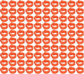 Fydun 100PCS S Leg Rings, 8mm Pigeons Identification Poultry Plastic Bird Foot Clip Pool Vacuum Hoses Bands No Words SuppliesOrange Health Supplies Band for Identify Orange (Orange)