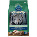 Blue Buffalo Wilderness Natural High-Protein Dry Food for Adult Dogs, with Wholesome Grains, Duck, 28-lb Bag.