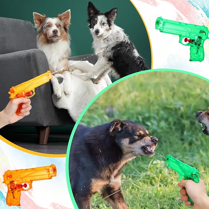 Geelin 2 Pack Squirt Spray for Cats Dogs Training Squirt Gun for Cats Deterrent Water Spray Pistols for Dogs Pets Training