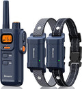 Bousnic Dog Training Collar with Remote - 4000ft Waterproof Dog Shock Collars 2 Dogs for Large Medium Small Dogs Rechargeable E Collars for Dogs Training with Beep Vibration Humane Shock(1-16) Mode