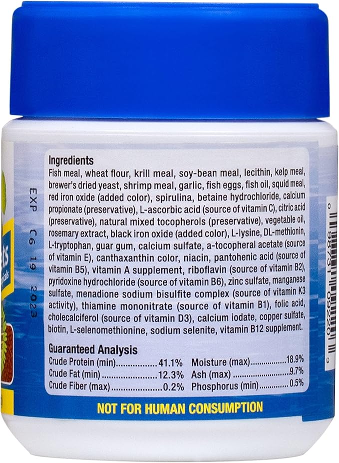 Ocean Nutrition Formula One Pellets 3.5-Ounces (100 Grams) Jar - Small Pellet Size
