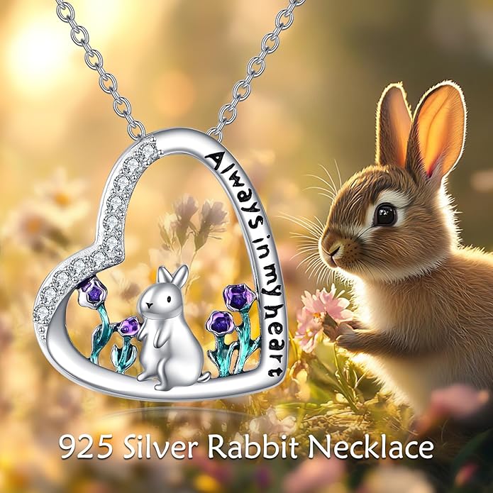 KZX Cat/Dog/Phoenix/Eagle/Whale/Shark/Puffin/Starfish/Chicken/Butterfly/Owl/Bee/Frog/Seahorse Necklace Sterling Silver Animal Pendant Jewelry Gift for Women