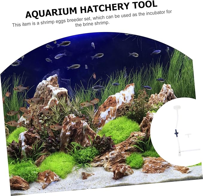 Happyyami 2 Sets DIY Shrimp Hatching Kits with Soda Bottle Accessories Transparent Artemia Hatchery for Aquarium Brine Egg Incubator Aquarium Fish Tank Breeding