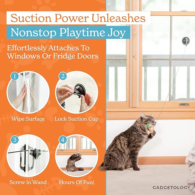 18pcs Interactive Cat Toys for Indoor Cats Suction Cup Cat Toys for Indoor Cats Bird Hunting Slefplay Simulation for Kitten Flying Bird Toy Feather Wand Kitten Toy Attachments Jueguetes Para Gatos