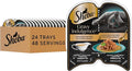 Sheba Gravy Indulgence Adult Wet Cat Food, Wet Food for Cats Chicken Entree in Extra Gravy, 2.6 oz. Twin-Pack Trays (24 Count, 48 Servings)