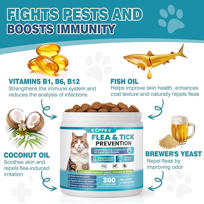 Chewable Flea Treatment for Cats
