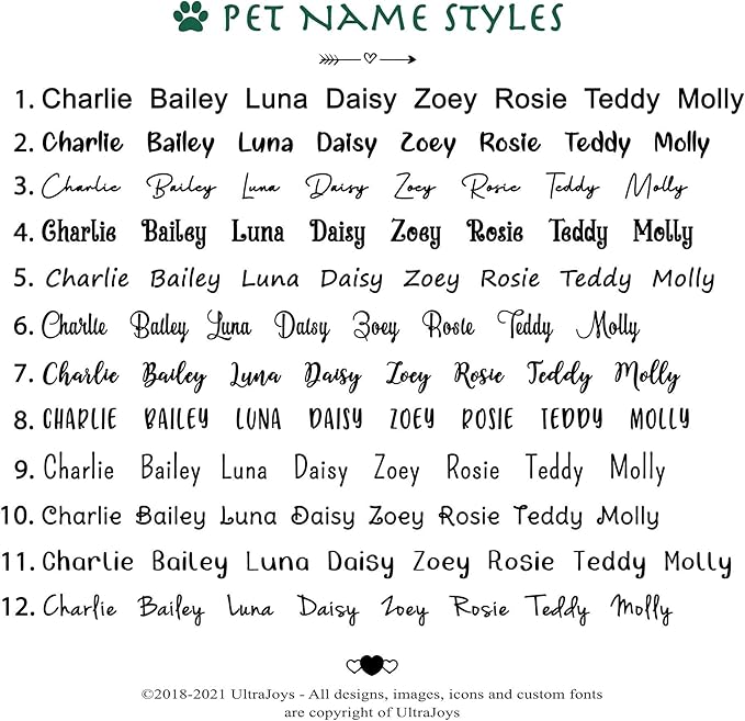 Ultra Joys Cat ID Tag Personalized Pet Tags, Durable Stainless Steel Small Pet Mini Dog Cat Tag Lightweight -Round Tag in Gold