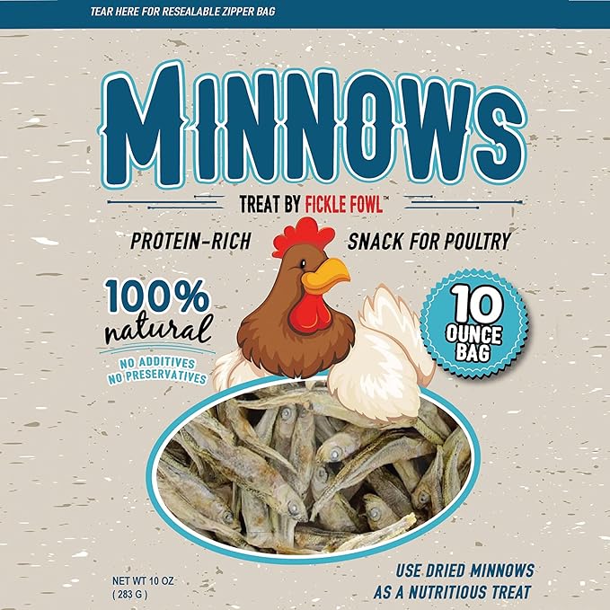 10 oz Bag Dried Minnows - 6 Pk