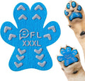 Anti-Slip Dog Paw Protector Pads for Senior Dogs, Dog Paw Blue Stickers with Strong Traction on Hardwood Floor, Dog Essentials,12sets(48pcs) XXXL(80+lbs)
