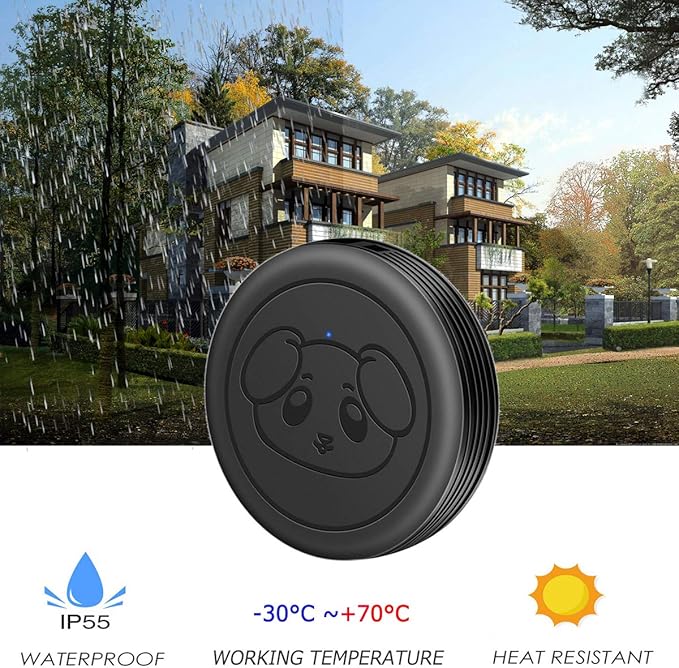 EverNary Dog Door Bell, Wireless Doggie Doorbells for Potty Training, Door Bell for Dogs to Go Outside, Dog Bells (Black, 1 Receiver 4 Transmitters)