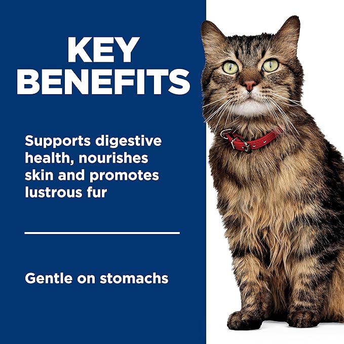 Hill's Science Diet Adult 1-6 Sensitive Stomach & Sensitive Skin Wet Cat Food, Variety Pack: Chicken, Tuna, & Duck, 2.9 oz. Cans, 12-Pack