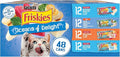 Purina Friskies Wet Cat Food Variety Pack, Oceans of Delight Flaked and Prime Filets - 48 ct. Can