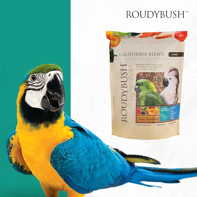 RoudyBush California Blend for Birds Medium 10 Lbs (210MDCB)