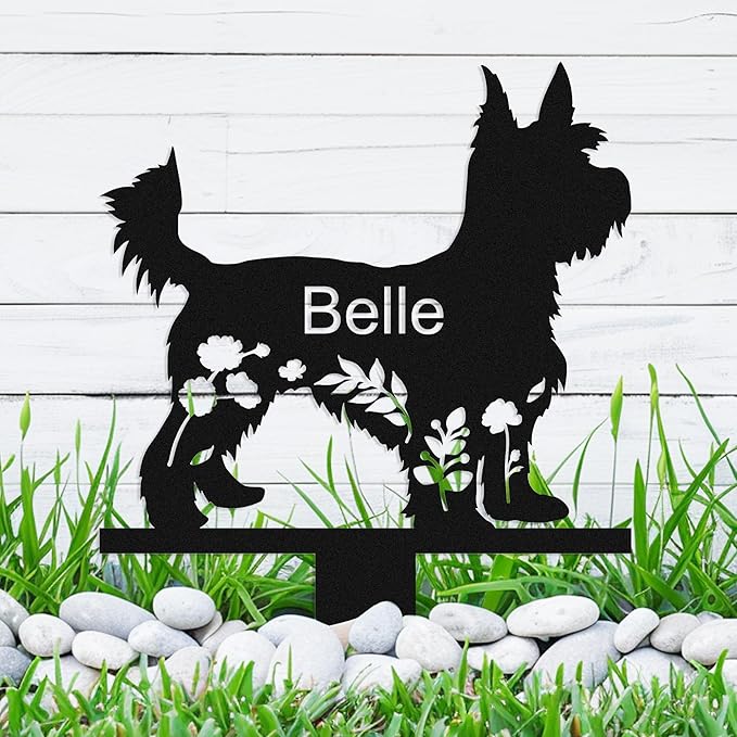Personalized Dog Memorial Stake, Dog Grave Marker, in Memorial of Dog, Dog Loss Gift, Dog Name Sign Pet Sympathy Gift