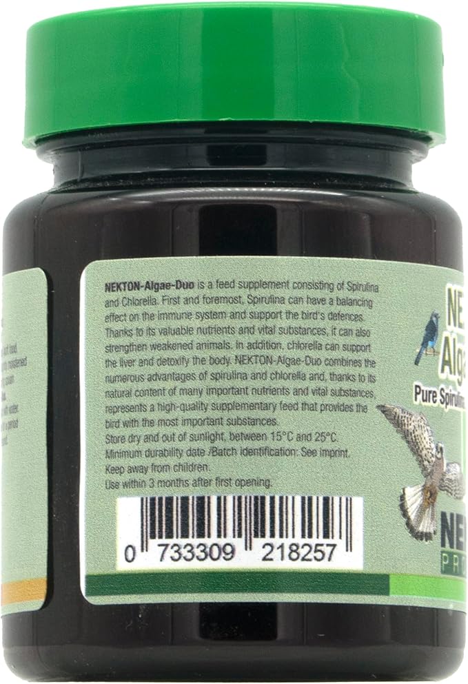 NEKTON Algae-Duo Spirulina and Chlorella for Birds 25g / 0.88oz