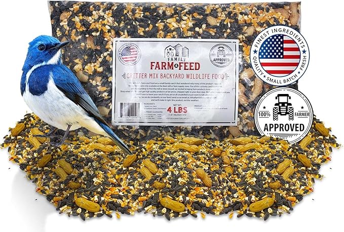 | Four Seasons | Critter Mix | Wild Bird Food | Backyard Songbird | 4 Pounds