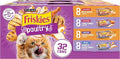 Purina Friskies Gravy Wet Cat Food Variety Pack, Poultry Shreds, Meaty Bits and Prime Filets - (Pack of 32) 5.5 oz. Cans