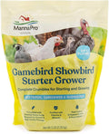 Manna Pro Gamebird & Showbird Crumbles – Premium Poultry Feed for Chickens, Ducks, Gamebirds, Turkeys & Bantams – Fortified with Vitamins & Minerals – Healthy Complete Diet – 5 lb Bag