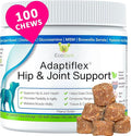 Adaptiflex Natural Joint Supplement for Dogs - Chondroitin, MSM, & Glucosamine for Dogs Hip and Joint Supplement - Aids in Joint Pain Relief - Hip and Joint Soft Chew Supplement for Dogs-Peanut Butter