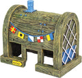 Penn-Plax Spongebob Squarepants Officially Licensed Aquarium Ornament – The Krusty Krab – Large