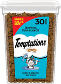 Temptations Cat Treats Classic Crunchy and Soft Cat Treats, Tempting Tuna Flavor, 30 oz. Tub