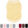 Cozy and Functional Dog Shirts for Small Puppies: Stretchable Ginger Attire with Easy-On Design, Ideal for Chihuahuas and Yorkies - Enhance Comfort and Playfulness on Chill Days X-Small