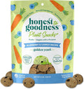 Honest to Goodness Plant Snacks Golden Years Senior Support Dog Treats, Blueberry & Carrot Recipe, 8oz