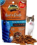 Wild Meadow Farms - Cat Treats - Meat 'N Greets - Soft Jerky Treats with Meat, Perfect for Training & Rewarding, Snacks for Cats - Chicken Flavor